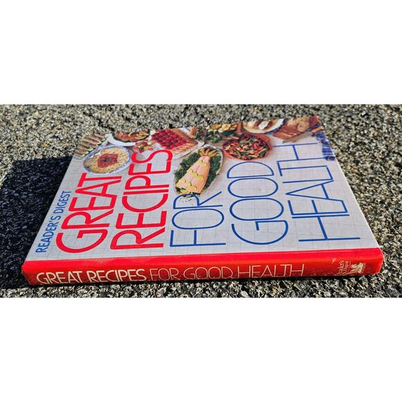 Vintage 1990 CookBook Great Recipes Good Health Reader's Digest Book Hardcover - Picture 3 of 10